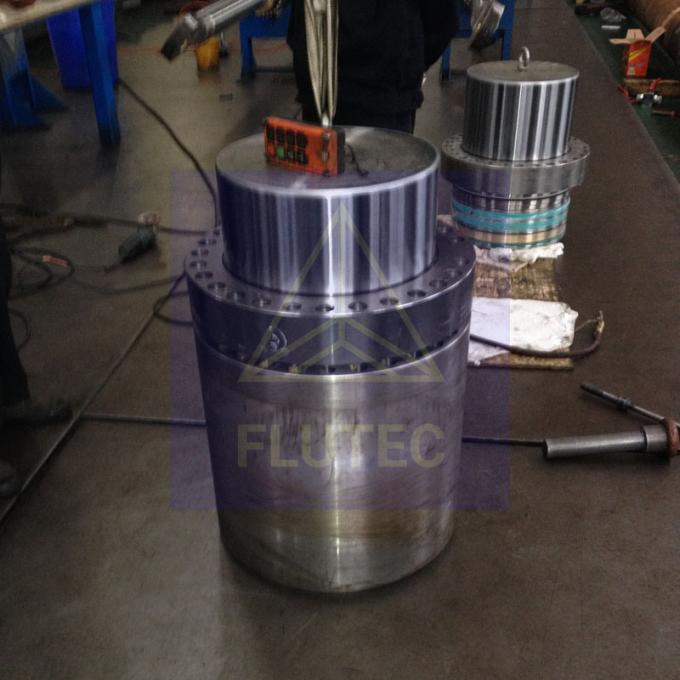250ton Hydraulic Jack Cylinder Áp suất cao vật liệu thép hợp kim 5