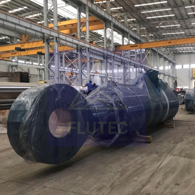 Thép Carbon Custom Made Hydraulic Cylinder Double Acting cho máy kéo cáp 0