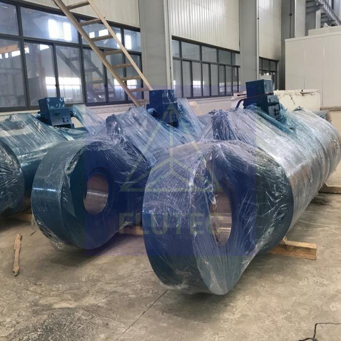 Thép Carbon Custom Made Hydraulic Cylinder Double Acting cho máy kéo cáp 2