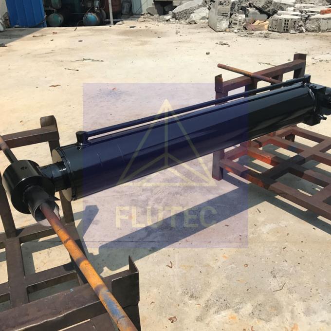Kiểm tra áp suất 100% Thủy sản thủy lực xi lanh hoạt động đôi cho cần cẩu tàu 1