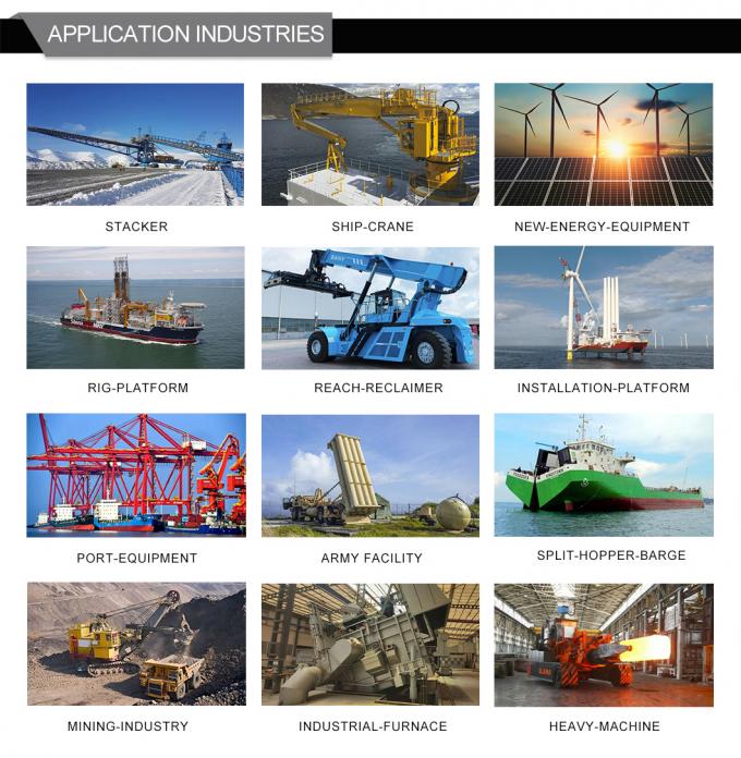 Đàn thủy lực thủy lực áp suất trung bình hoạt động đôi cho cần cẩu tàu 7