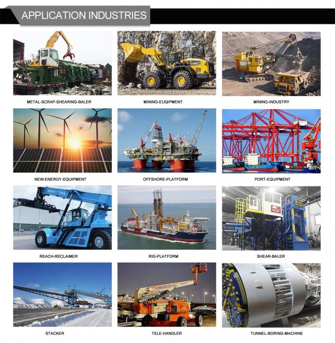 Đàn can thủy lực ổn định / đáng tin cậy cho nền tảng làm việc Jack Up 4