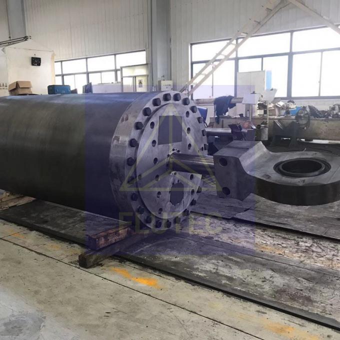 Hợp kim thép Long Stroke thủy lực xi lanh khoan lớn với cảm biến biến 4