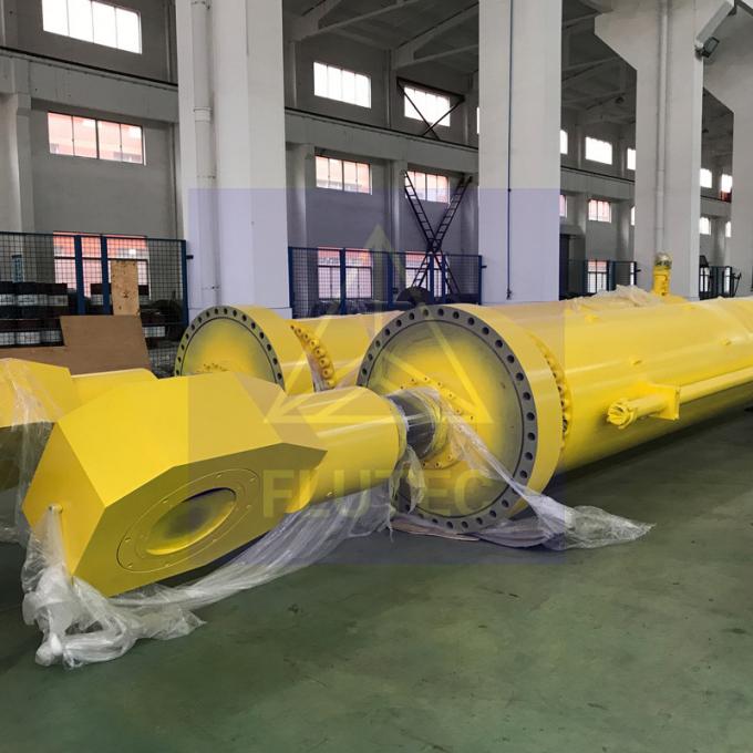 Thép carbon Long Stroke Hydraulic Cylinder cho nhà máy thủy điện Đập nước 1