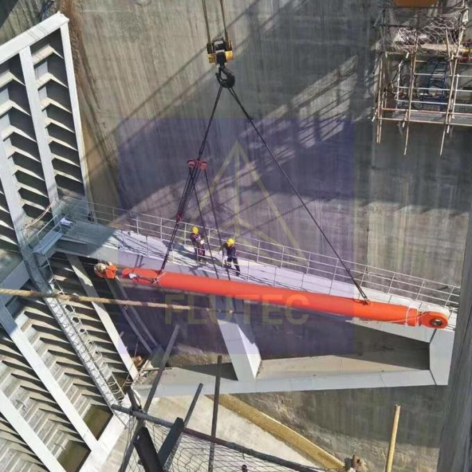 Cửa đập nhà máy thủy điện Thủy lực xi lanh Carbon Steel vật liệu 5