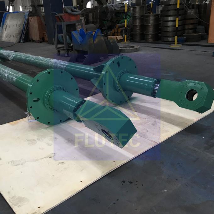 Đồng hợp kim thép cột kiểm soát cổng cổng có tác dụng kép cho máy in thủy lực 1