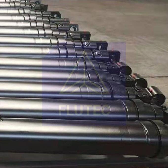 Flutec Long Stroke Telescopic Hydraulic Cylinder cho xe tải đổ rác 1
