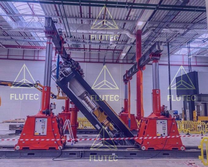 Lò nâng thủy lực Telescopic Double Acting For Hydraulic Gantry System 0