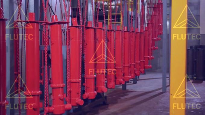 Thép Carbon Hydraulic Telescopic Cylinder cho xe tải đổ rác 0