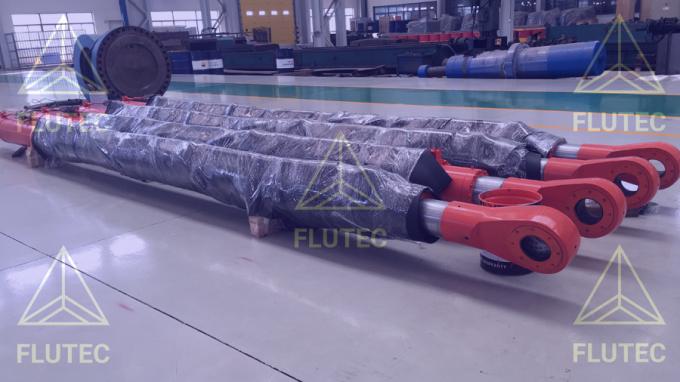 Thép Carbon Hydraulic Telescopic Cylinder cho xe tải đổ rác 1