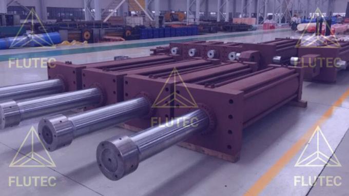 Flutec Telescopic Hydraulic Cylinder Máy lọc dầu có tác dụng kép 0