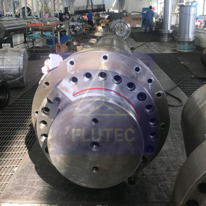 Kiểm tra áp suất 100% Lôi động đôi 1000ton Press Cylinder cho thiết bị năng lượng mới 2