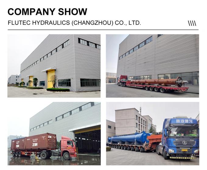 Lớp phủ tùy chỉnh 3500ton xi lanh khoan lớn cho máy in thủy lực 9