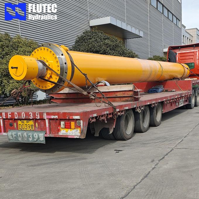 Bore760xRod380xStroke12000 Thủy lực xi lanh cho dây chuyền sản xuất kéo lạnh thủy lực 1