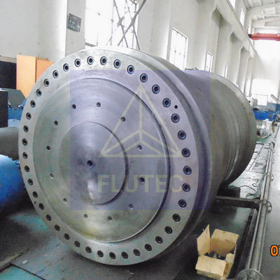 Base hàn Dump Truck thủy lực xi lanh để đúc Press Carbon Steel gery Màu