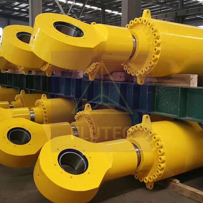 Thép Marine Hydraulic Cylinder Custom Made Long Stroke Hydraulic Press Cylinder