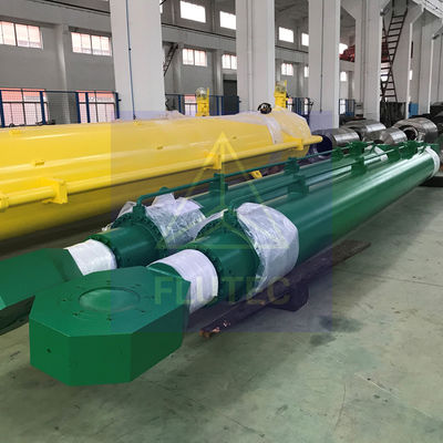 Thép carbon Long Stroke Hydraulic Cylinder cho nhà máy thủy điện Đập nước