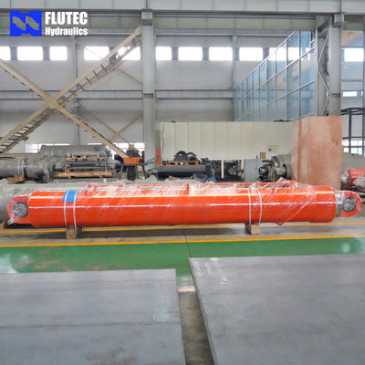 Các xi lanh thủy lực tùy chỉnh để điều khiển các công tắc van đập Trung Quốc sản xuất với đường dây dầu