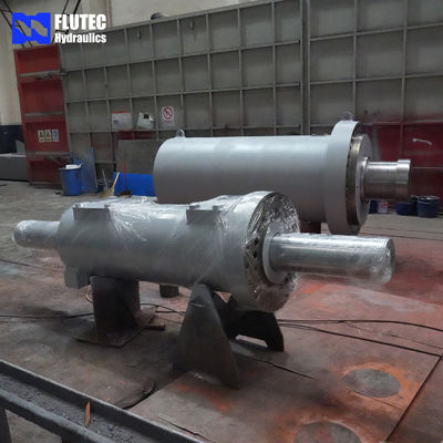 450*70*210 Máy gia dụng xi lanh piston thủy lực với đao gắn cố định